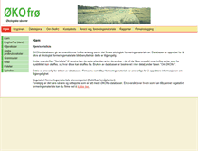 Tablet Screenshot of okofro.no